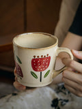 McColin Floral Retro Ceramic Coffee Mug